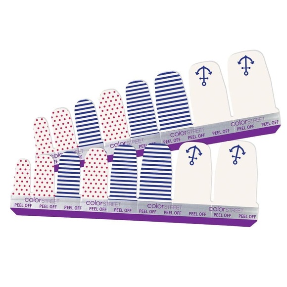 Color Street - Ship Ship Hooray, Pedicure (Hard to Find set) - Picture 2 of 5